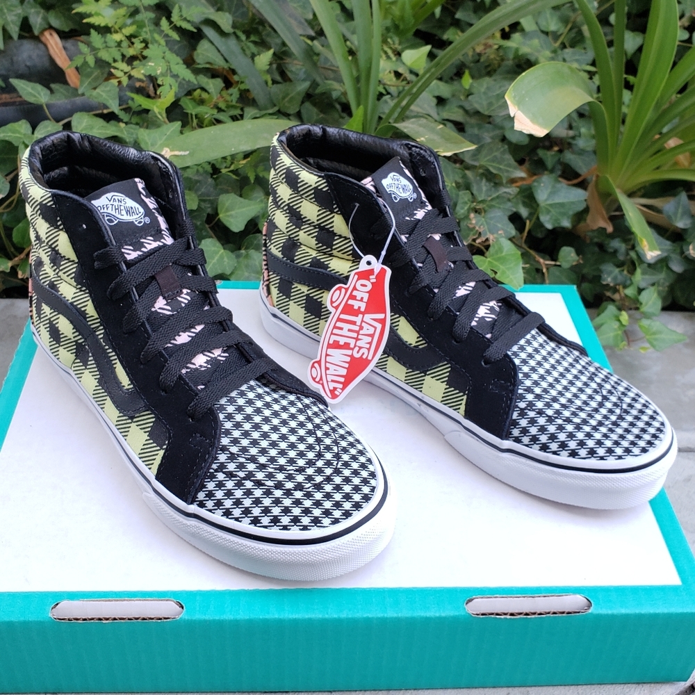 80's Inspired Plaid Sk8-Hi VANS - Picture 10 of 13
